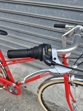 Vélo vintage Rondine 28 pour femme, 7 vitesses, rouge - City Bike - Bcycles