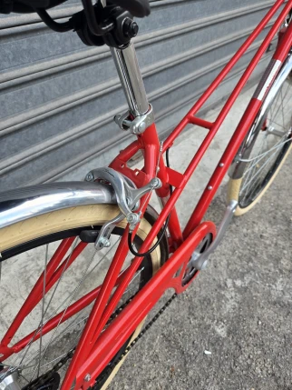 Bicicletta Vintage Rondine 28 Donna 7V Rossa - City Bike - Bcycles