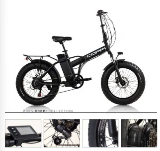 Bicicleta eléctrica de ruedas anchas Coppi Vesuvio - Fat E-Bikes - Coppi