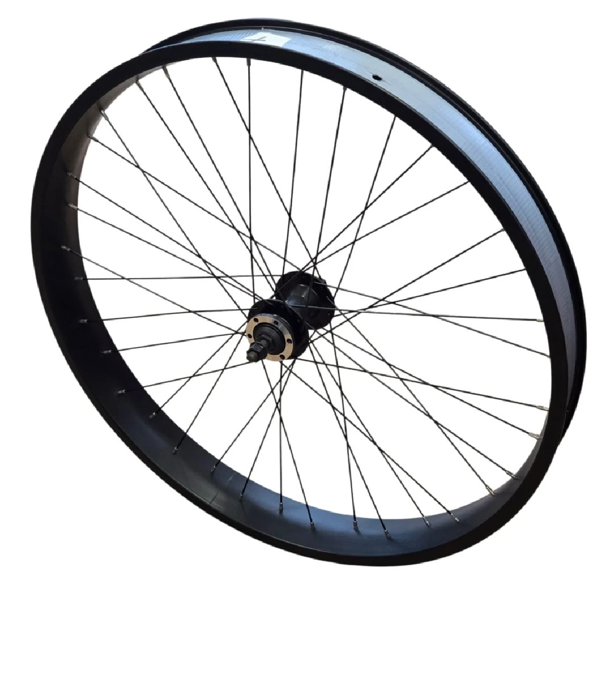 Ruota Anteriore 26 x 67mm nero Freno a disco