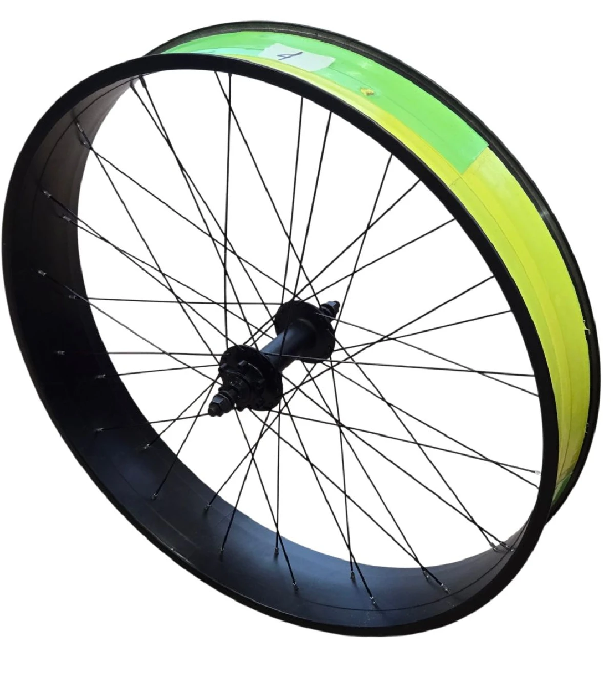 Ruota Anteriore 26 x 100 mm nero wide axle  Freno a disco