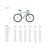 Bicicleta fija de aluminio de una sola velocidad negra 6KU - Biciclette Fixed e Single Speed - 6KU
