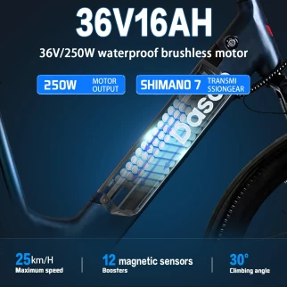 E-bike City S5 26 - Urban & Trekking - Extra+ Bikes