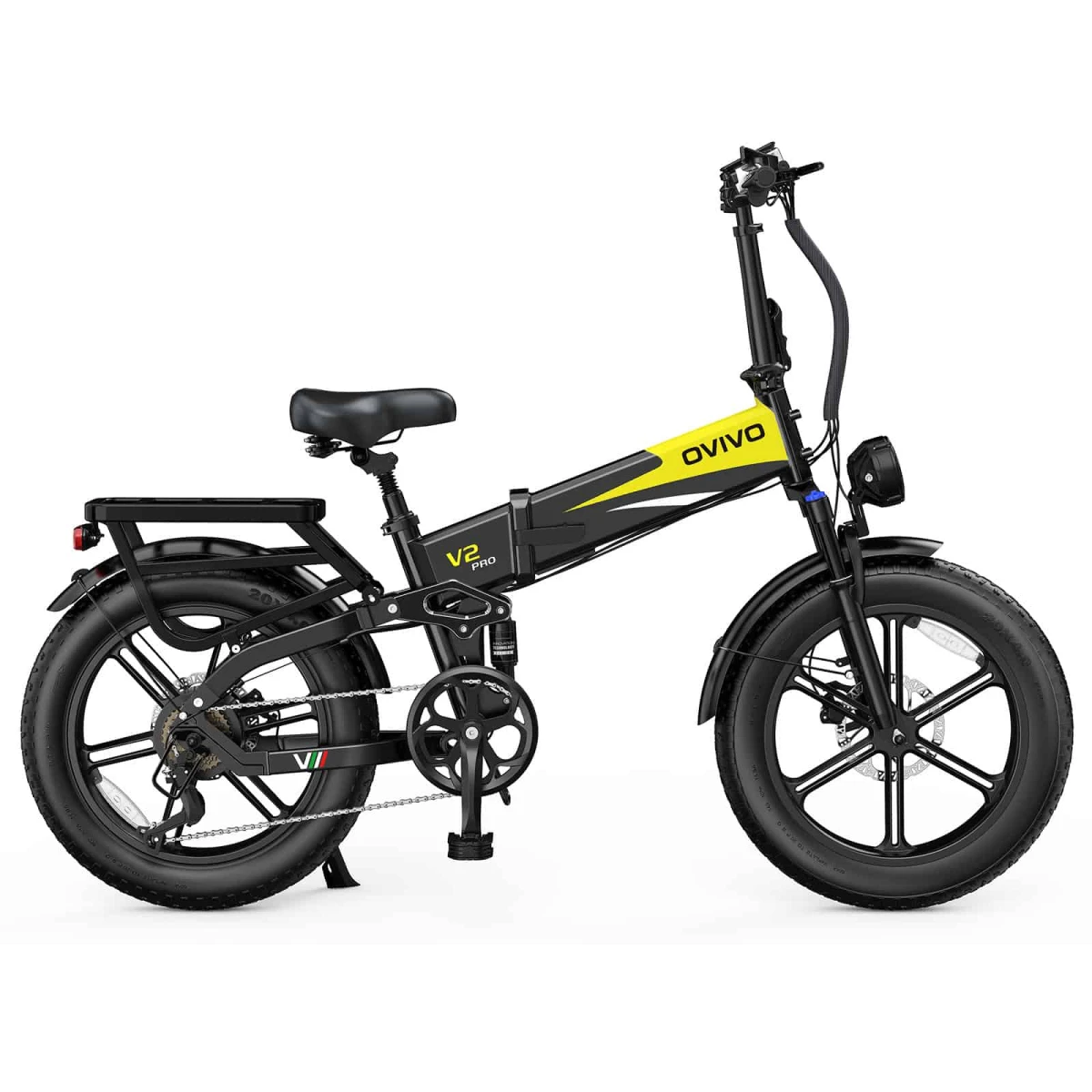 Fat Ebike Ovivo HYPER V2 PRO 2.0 Nero Oro Fat Ebike Ovivo HYPER V2 PRO 2.0 Nero Oro