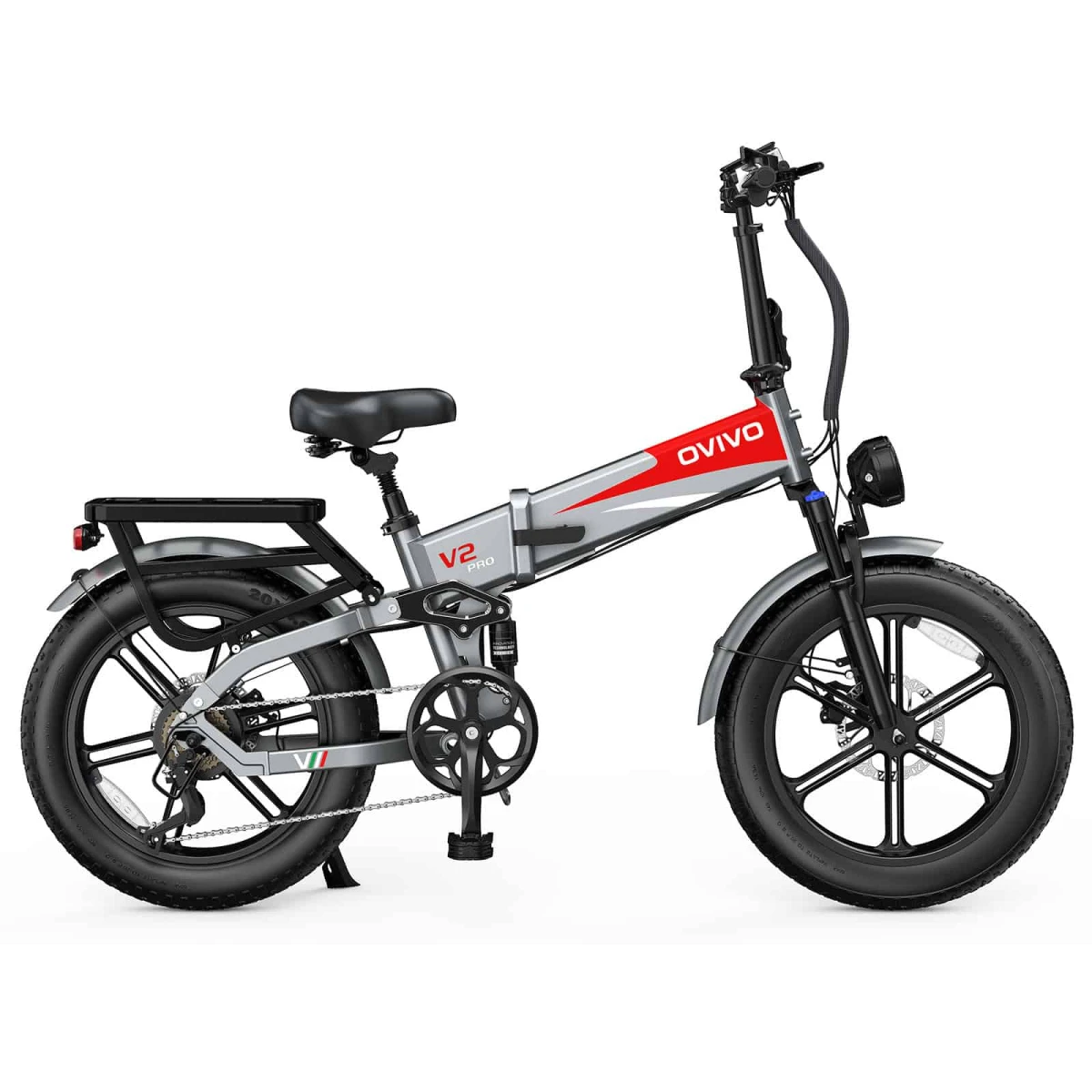 Fat Ebike Ovivo HYPER V2 PRO 2.0 Silver Fat Ebike Ovivo HYPER V2 PRO 2.0 Silver