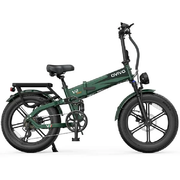 Fat Ebike Ovivo HYPER V2 PRO 2.0 Verde Nero