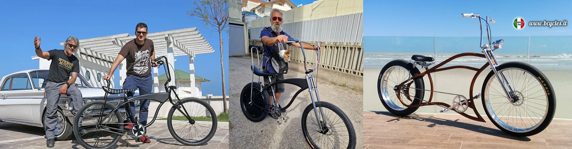 Costruzione biciclette custom chopper fixed vintage